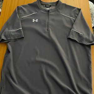 UNDER ARMOUR LOOSE S/S PULLOVER WINDBREAKER